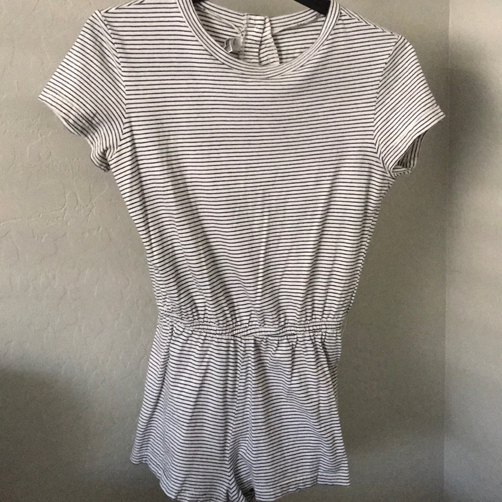 American Apparel Striped Romper